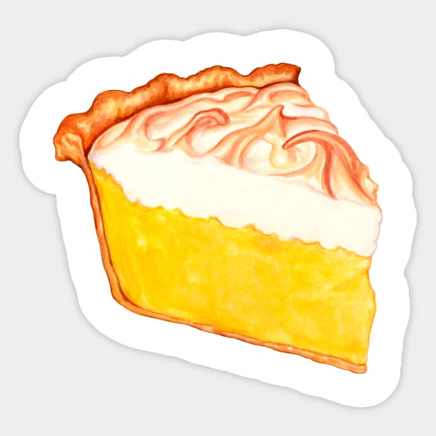 Lemon Meringue Pie Sticker by KellyGilleran